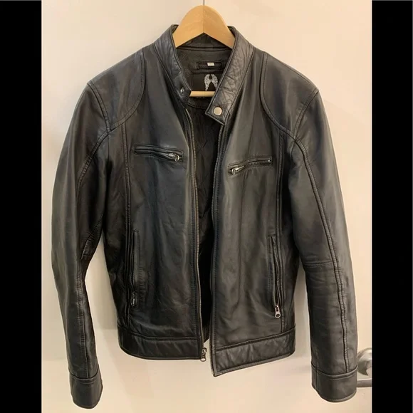 The Leather Factory Jackets Coats Genuine Leather Biker